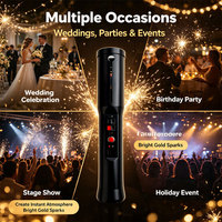 Machine à étincelles froides électronique portative pour fêtes de mariage, événements scéniques et anniversaires – Effet de feu d'artifice froid pour scène