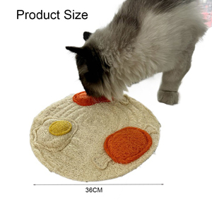 Jouets pour animaux de compagnie en loofah, griffoir pour chat, tapis de sol résistant à l'usure, griffoir vertical pour chat, griffoir mural pour cage, tapis - Product Image 6