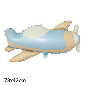 Nuovo palloncino in pellicola di alluminio orso opaco cartone animato aereo opaco auto della polizia per bambini <span class=keywords><strong>compleanno</strong></span> palloncino decorazione felice - Product Image 4
