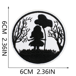 Gros Hallowmas Motif Patch Lunettes Rouge À Lèvres Fraise J'aime Maman Fer sur Patchs Brodés - Product Image 6
