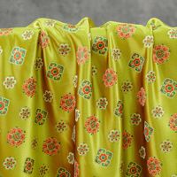 Tissu jacquard 100 % acrylique imitation brocart Song style chinois, résistant à l'abrasion, teint en fil, pour cheongsam rétro, gilet et robe Tang
