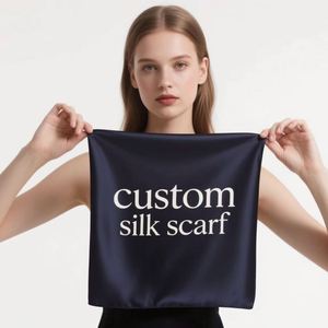 ผ้าพันคอผ้าไหมดีไซน์หรูหราน้ำหนักเบาและนุ่มเหมาะสำหรับสวมใส่ในชีวิตประจำวันหรือในโอกาสพิเศษมีจำนวนมาก - Product Image 2