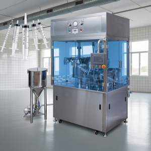 Machine de remplissage de seringues en plastique, machine de remplissage de gel anti-cafards, machine de remplissage vétérinaire - Product Image 1