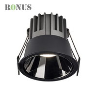 Petit spot de plafond 7W, éclairage commercial encastré, projecteur 5W COB LED encastré pour magasin