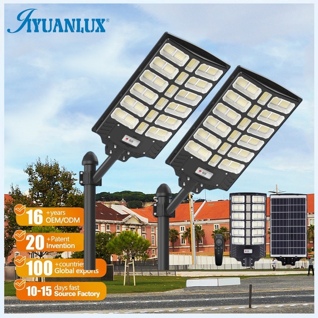 Hot Selling All in One Integrated Led Solar Street Light ABS Outdoor Waterproof Ip65 With Remote Control Radar Sensing Mode