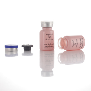 Flacon vide de 2ml 3ml 5ml 10ml 20ml d'huile essentielle personnalisée en <span class=keywords><strong>verre</strong></span> <span class=keywords><strong>rose</strong></span> ambré pour poudre lyophilisée - Product Image 2
