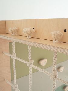 Struttura per Arrampicata Indoor Montessori per Bambini, Multifunzionale 9 in 1 in Legno, Palestra per Bambini con Scala Svedese - Product Image 6