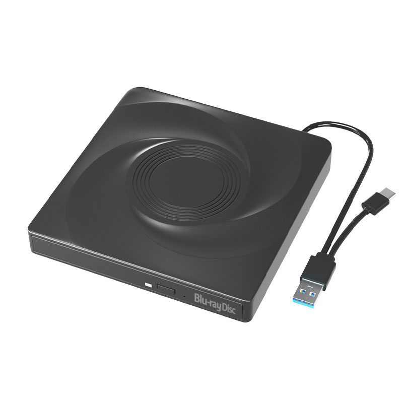 محرك أقراص خارجي Blu-ray USB 3.0 Type-C BD-R BD-ROM CD DVD Burner مسجل بصري ثلاثي الأبعاد للكومبيوتر الشخصي والكمبيوتر المحمول