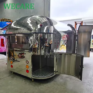 Wecare reboque para comida, reboque de cozinha caminhão comida comida para churrasco, caminhão da califórnia