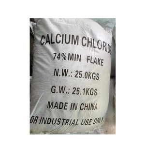 Champ pétrolifère industriel forant le chlorure de calcium 94% granule la fonte de glace <span class=keywords><strong>25</strong></span> kilogrammes de flocons avec la capacité de fonte de glace 77% min - Product Image 1