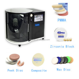 5 assi dentale umido e secco <span class=keywords><strong>CAD</strong></span> <span class=keywords><strong>CAM</strong></span> fresatrice per cliniche odontoiatriche zirconio blocco taglio attrezzature - Product Image 4