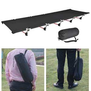 Cama Plegable Portátil para Acampar, Cama Individual Plegable para Dormir al Aire Libre, para Senderismo, Excursionismo, Picnic - Product Image 3