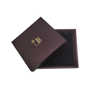 Caja de Regalo de Madera para Cordyceps, 26X26X9.2Cm, Cuadrada, Hecha a Mano, para Presentaciones Premium - Product Image 3