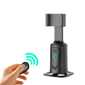 360 rotation smart face body tracking tripod Selfie Phone Camera Mount Auto Face Tracking Phone Holder for Vlog/ Live Streaming