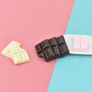 Miniatures de chocolat en résine, breloques alimentaires, cabochons à dos plat pour la décoration de gâteaux et accessoires de photographie - Product Image 6