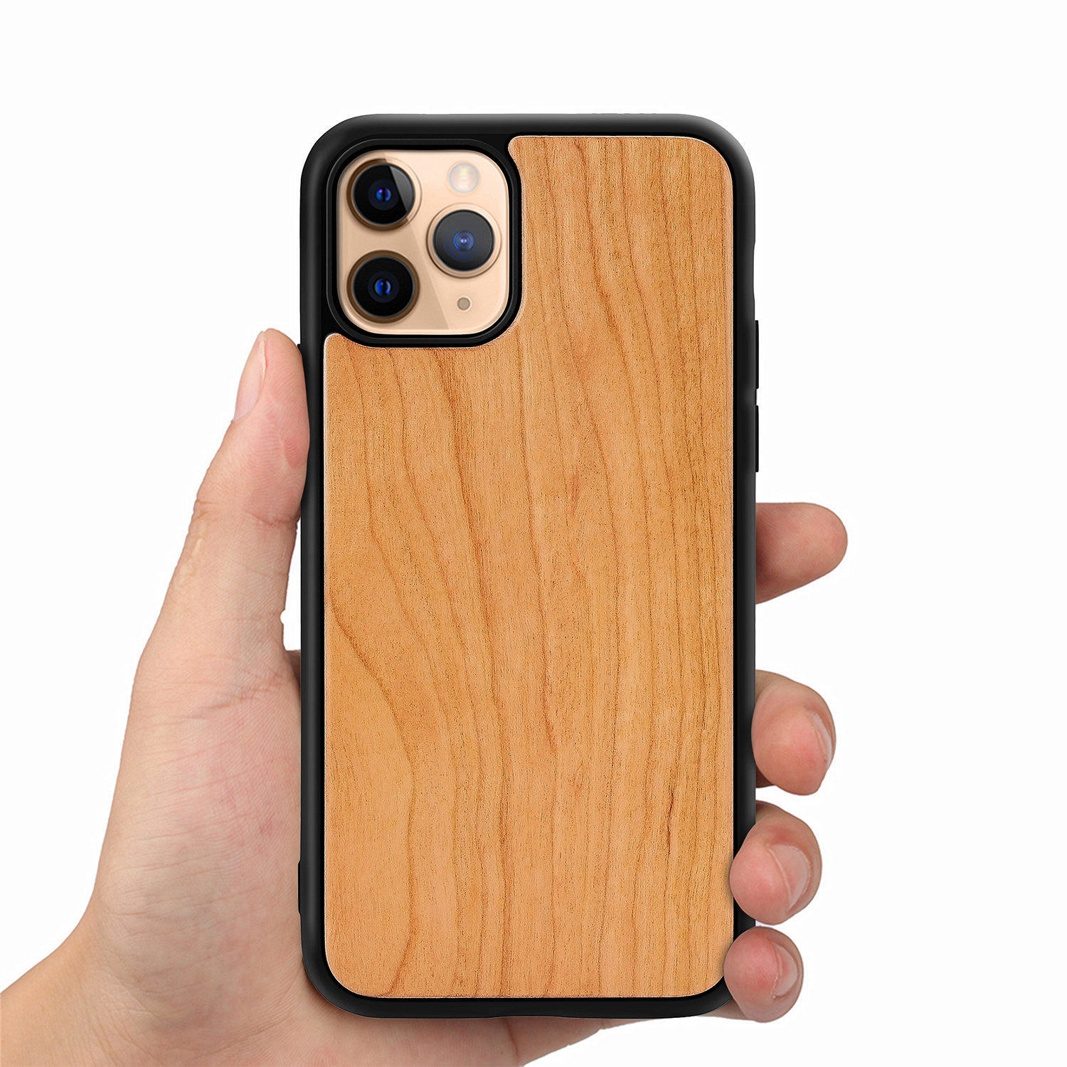 Hot Shockproof Protective Mobile Phone Bags Real Wood Phone Case for Iphone 13 Pro Max 13 for Samsung Galaxy S21
