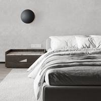 Applique Murale LED Moderne d'Intérieur, Lampe Décorative Ronde Luminescente pour Salon, Chambre à Coucher, Chevet, Escalier