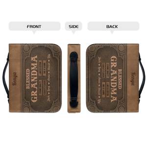 Blessed Nana PU cuero mujer bolso POD Dropship bolso de mano de moda para dama - Product Image 4