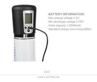 Copa de Masturbación Masculina con Pantalla LCD, Recargable por USB, 4 Niveles de Presión, 100% Impermeable, Masturbador Eléctrico para Adultos
