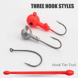 LUSHAZER Kit de <span class=keywords><strong>pêche</strong></span> 39 pièces/ensemble : Hameçons, appâts souples, boîte <span class=keywords><strong>à</strong></span> accessoires de <span class=keywords><strong>pêche</strong></span>, flotteurs, hameçons plombés et leurres - Product Image 4