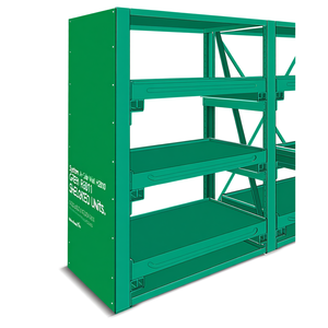 Sistema de Estanterías Fami, Pared Lateral Ar, D1300 H2010, Verde Ral6011 - Product Image 3