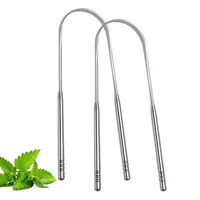 Utensilios Domésticos, Raspador de Lengua de Acero Inoxidable, Portátil, Personalizable con Etiqueta Privada, para Uso Doméstico, Combate el Mal Aliento