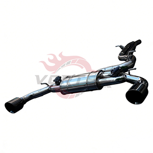 ท่อไอเสีย Vortex SS304 Valvetronic Performance สำหรับ Audi TT RS 2.5T 5 สูบ ระบบ Catback พร้อมวาล์วคู่และปลายท่อสีดำ - Product Image 3