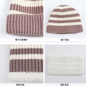 2Pcs Infantil Inverno Listrado Bebê Chapéu Cachecol <span class=keywords><strong>Set</strong></span> Meninas Meninos Inverno Chapéu Pescoço Terno Bebê Quente Malha Beanie Hat Scarf <span class=keywords><strong>Set</strong></span> Novo - Product Image 6