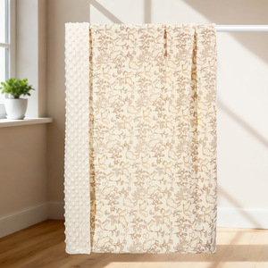 Couverture douce en mousseline <span class=keywords><strong>de</strong></span> <span class=keywords><strong>coton</strong></span> pour bébé, imprimé étoiles et lune, couverture d'emmaillotage en peluche Minky à pois pour nouveau-né, couette <span class=keywords><strong>de</strong></span> lit pour nourrisson, couverture <span class=keywords><strong>de</strong></span> poussette - Product Image 3