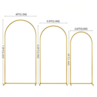 Arche de mariage modulaire en acier galvanisé - Kit d'arche pour ballons, décorations florales et toiles de fond (montage facile, prêt à la location)