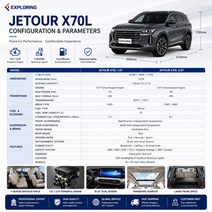 Nouveau SUV Jetour X70L 7 <span class=keywords><strong>places</strong></span>, automatique, essence, turbo, conduite à gauche, caméra arrière, pour concessionnaires, distributeurs et exportateurs - Product Image 2