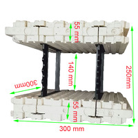 Blocs de mousse EPS haute densité pour coffrages isolants en béton (ICFs) pour la construction de villas modernes et d'ateliers - Écologiques