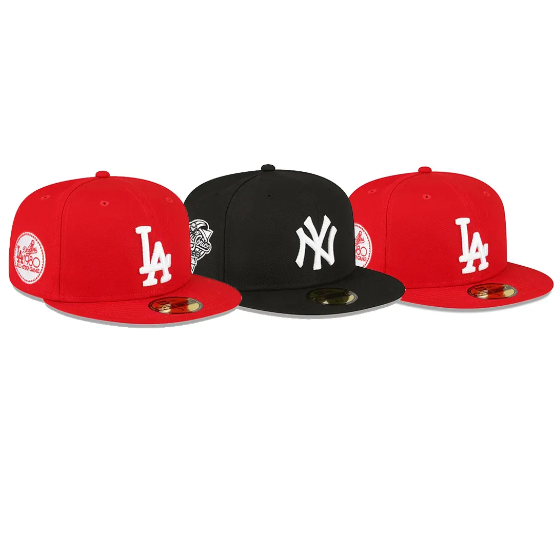 Customize Embroidery Pro Hats Caps Snapback Sports Caps New Styles mlb Baseball Fitted Cap