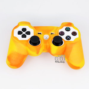Siliconen hoes voor <span class=keywords><strong>Playstation</strong></span> <span class=keywords><strong>3</strong></span> PS3 <span class=keywords><strong>controller</strong></span>, camouflage, zachte beschermende siliconen hoes - Product Image 5