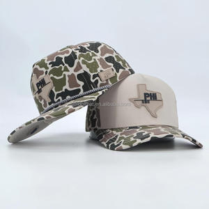 Casquette Snapback personnalisée en PVC perforée au laser, uniforme d'entraînement pour équipe de combat et de gym, casquettes de baseball camouflage - Product Image 2
