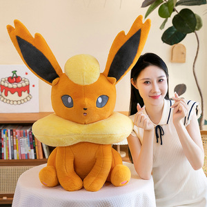 45cm -- 80cm Pok <span class=keywords><strong>EMon</strong></span> Peluche Jouet Feu Eevee Poupée Dormir Oreiller Grabber Machine - Product Image 1