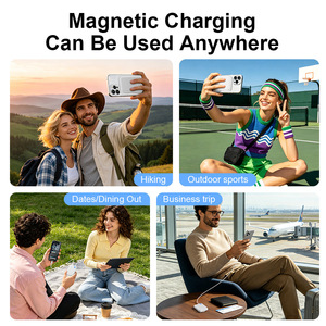แบตเตอรี่สำรองแม่เหล็กไร้สาย 10000mAh 22.5W ชาร์จเร็ว พกพาสะดวก พร้อมพอร์ต Type-C สำหรับชาร์จเข้า และพอร์ต Universal Output สำหรับชาร์จออก - Product Image 3