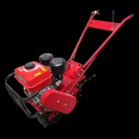 Petite machine de culture, mini-chauffleuse, moteur diesel 10 CV, motoculteur avec démarrage à clé