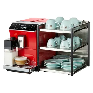 Professional One Touch Cappuccino Latte Beans to Cup coffee Machine With Frother From China