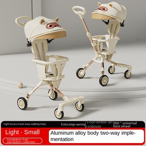 <span class=keywords><strong>Passeggino</strong></span> <span class=keywords><strong>Leggero</strong></span> a Due Posti Pieghevole con Cintura di Sicurezza a Cinque Punti per Bambini <span class=keywords><strong>da</strong></span> 6-36 Mesi, Dispositivo per Camminare con Un Solo Pulsante - Product Image 2