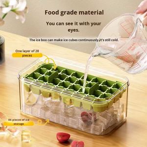 Boîte à glaçons personnalisable en plastique alimentaire, durable, pour la maison, avec couvercle à pression, gadget d'été - Product Image 3