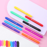 Lot de 10 mini stylos aquarelles en plastique multicolores marqueurs de couleurs lavables