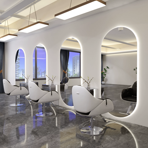 Specchio da Bagno Intelligente Senza Cornice Personalizzato, Montato a Parete, Alta Definizione, con Diodi Luminosi <span class=keywords><strong>per</strong></span> Hotel e Saloni - Product Image 4