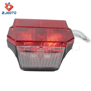 Phare arrière de moto avec réflecteur intégré, feu de plaque d'immatriculation pour <span class=keywords><strong>MZ</strong></span> <span class=keywords><strong>ETZ</strong></span> 150, <span class=keywords><strong>250</strong></span>, 251, et pour simason SR50 S51, 301 - Product Image 2