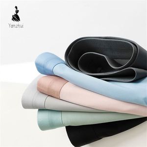 Ropa Interior Masculina Transpirable, <span class=keywords><strong>Invisible</strong></span>, Sin Costuras, Ultrafina, de Seda de Hielo, Transparente, Tipo Bóxer, para Hombres de Talla Grande - Product Image 5