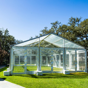 Tente de réception transparente de grande qualité, cadre en aluminium sur mesure, tentes de luxe pour mariages et événements en plein air, capacité 99-1000 personnes, PVC ignifuge - Product Image 1