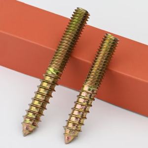 Support en <span class=keywords><strong>bois</strong></span> galvanisé à double extrémité avec <span class=keywords><strong>goujon</strong></span> en métal Boulon de fixation de meubles Produit <span class=keywords><strong>d</strong></span>'<span class=keywords><strong>ancrage</strong></span> autotaraudeur pour vis à <span class=keywords><strong>goujon</strong></span> en <span class=keywords><strong>bois</strong></span> - Product Image 2