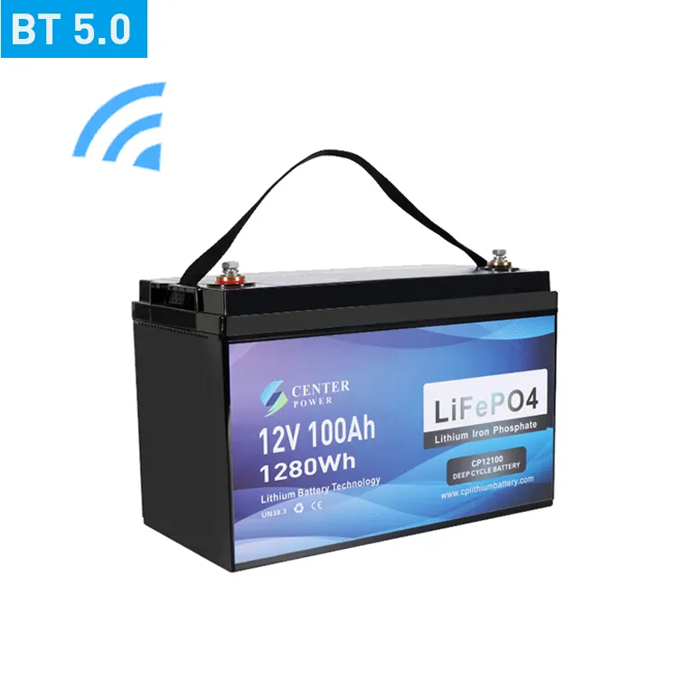 Productie 12V 100ah Marine Lithium Ion Lifepo4 Batterij Professionele Maker 12V 100Ah