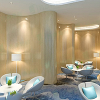 Revêtement mural flexible en bois de pin MCM écologique, imitation pierre, moderne, pour l'intérieur et l'extérieur des villas et des écoles