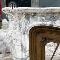 Manteau de luxe en pierre naturelle, 15 pièces, décoration de maison